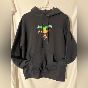 Authentic Limited Edition Black Champion Eco Hoodie With Unique design Medium #4